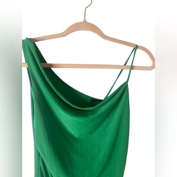 2 saints green open shoulder bodysuit body suit nwot size small - Picture 2 of 10